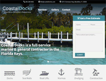 Tablet Screenshot of coastaldocks.com